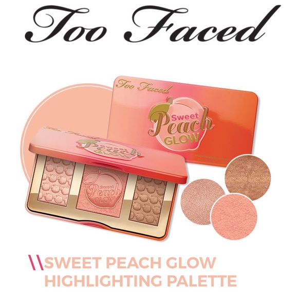 Too Faced Sweet Peach Glow Blush Pallet - Picture 5 of 5